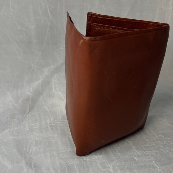 Coach Leather Wallet Tri-Fold Brown - Picture 2 of 9